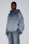 Alexander Wang washed chalk unisex crystal hotfix hoodie