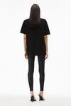 Alexander Wang black unisex pocket tee in high twist jersey