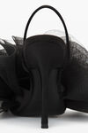 alexander wang pom 105 slingback in mesh/satin black