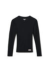 alexander wang 罗纹棉长袖 t 恤 black
