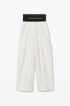 alexander wang 棉质精裁萝卜裤 snow white