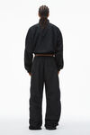 Alexander Wang black 褶饰运动长裤