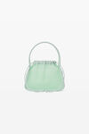 alexander wang ryan 透明罗纹针织小号手袋 absinthe
