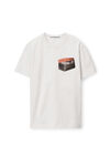 alexander wang nouveau riche 字样密织平纹针织 t 恤 gunsmoke