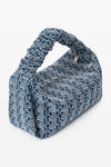 alexander wang scrunchie 提花牛仔布小号手袋 vintage medium indigo