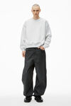 Alexander Wang vintage heather grey 密绒圆领套头衫