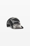 Alexander Wang black acid crush blade logo-embroidered trucker hat in cotton