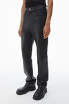 Alexander Wang black primal 羔羊皮修身长裤
