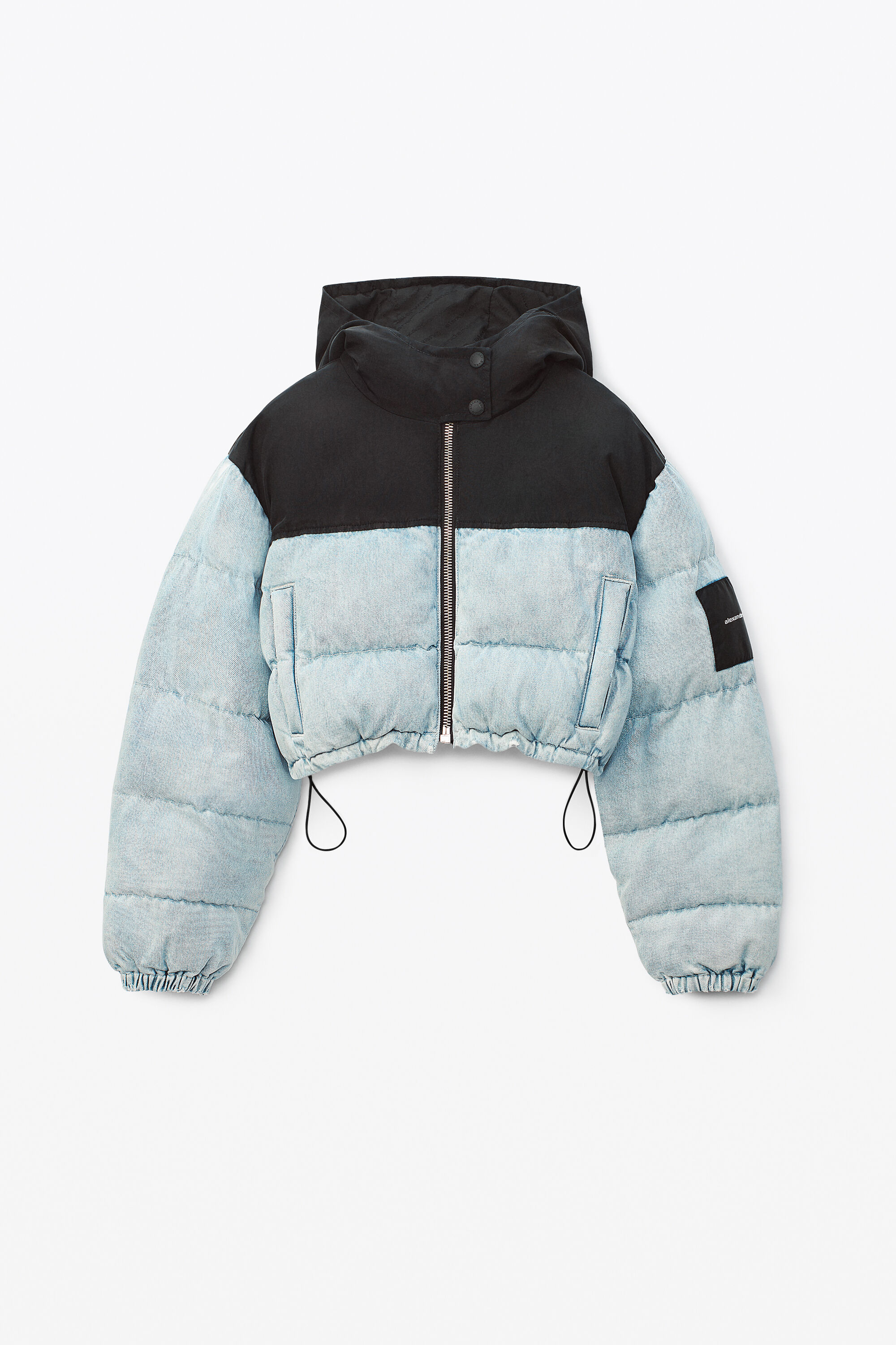 alexanderwang CROPPED PUFFER JACKET IN 