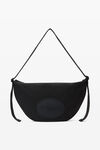 Alexander Wang black 大号 bo 帆布斜挎包