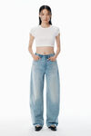 Alexander Wang vintage bleach blue float bleach blue mid-rise jeans