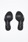 Alexander Wang black nova 105mm pvc strap sandal